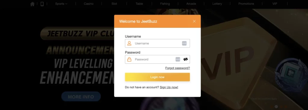 Jetbuzz login
